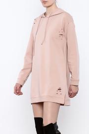  Distressed Sweatshirt Dress