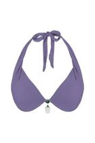  Lavender Halter Bikini Top