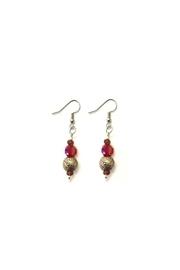  Lho Red Earrings