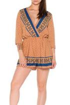  3/4 Sleeves Romper