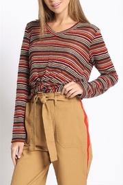  Multi-stripe Twisted Top