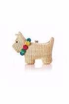  Schnauzer Straw Clutch