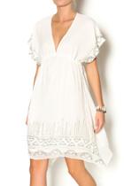  Cream Beaded Dress