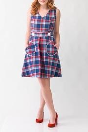  Plaid Retro Dress