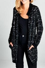 Tweed Sweater Cardigan