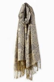 Lurex Paisley Scarf