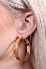  Leather Hoop Earrings
