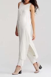  Sleeveless Silk Tunic