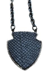  Salmon Shield Necklace