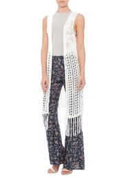  Fringe Crochet Vest