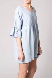  Denim Bell Sleeve Dress