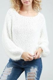  Popcorn Sweater Top