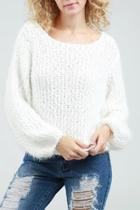  Popcorn Sweater Top