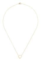  Heart-crystal Pave-necklace