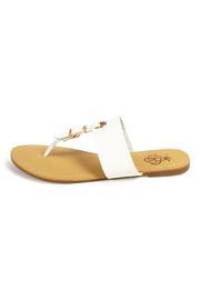 White Buckle Sandal
