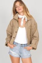  Cropped Military Jacket