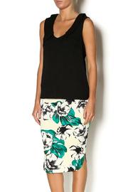  Black Textured Top