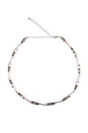  Metallic Twist Necklace