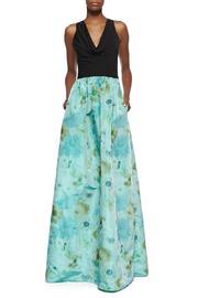 Sleeveless Floral Gown