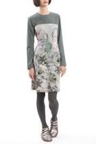  Dress Slim Flower Green