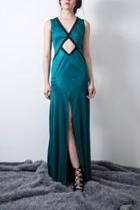  Green Sexy Dress.