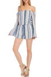  Blue Stripe Romper