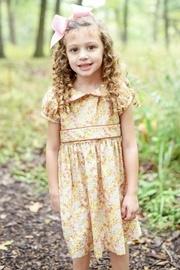  Beatrice Marigold-floral-print Dress