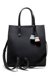  Black Tassel Tote