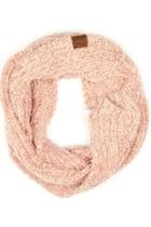  Pink Chenille Scarf