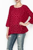  Jossy Sangria Top