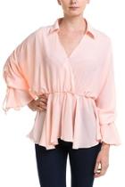  Peplum Collar Blouse