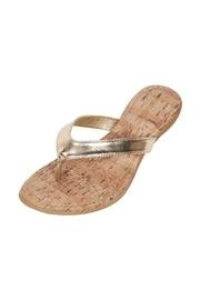  Gold Wedge Sandal