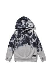  Grey Marbled Hooded Sweatshirt