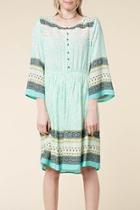 Pastel-turquoise Button-down Dress