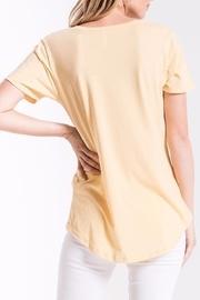 Yellow Pocket Tee