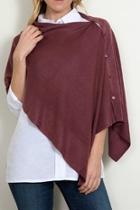  Button Down Poncho