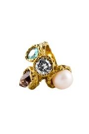  Coral Bronze Ring