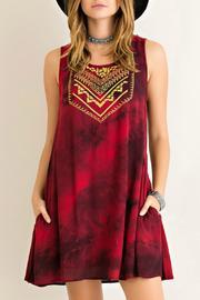  Embroidered A Line Dress