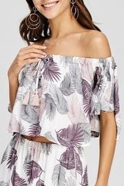  Ots Palm Print Top