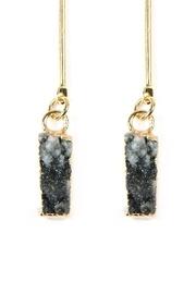  Druzy-stone Dangle Earrings