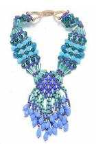  Handmade Blue Necklace