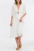  Tie-top Midi Dress