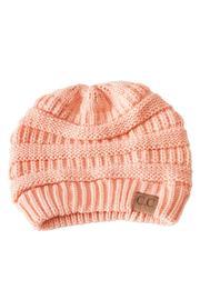  Peach Knit Beanie