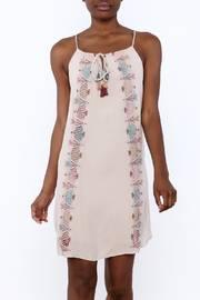  Mauve Embroidered Dress