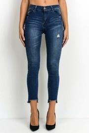  Uneven Hem Jeans