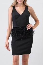  Ostrich Feather Waist Dress
