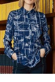  Silk Aviation Blouse