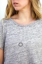  Circle Ring Necklace