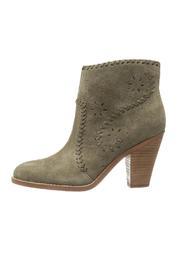  Green Suede Bootie