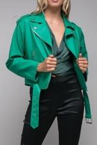  Green Leather Jacket